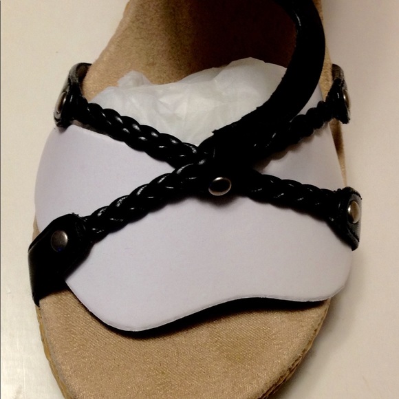 Black Wedge Sandals "Unlisted" brand - Picture 4 of 6